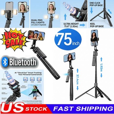 Universal Extendable Bluetooth Wireless Selfie Stick Tripod Foldable For iPhone