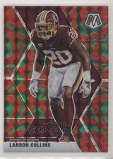 2020 Panini Mosaic Reactive Green Mosaic Prizm Landon Collins #199 2l4