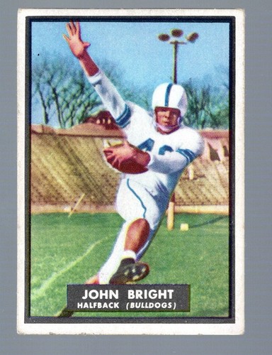 John Bright #72 1951 Topps Magic card