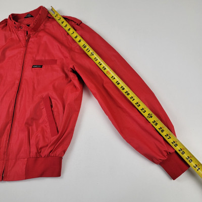 Vintage Members Only Red Racing Jacket Men Size L / 42 Retro 80's
