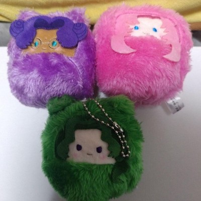 Revolutionary Girl Utena Plush Mascot Kurumitapinui 3pcs set Revolutionary Girl