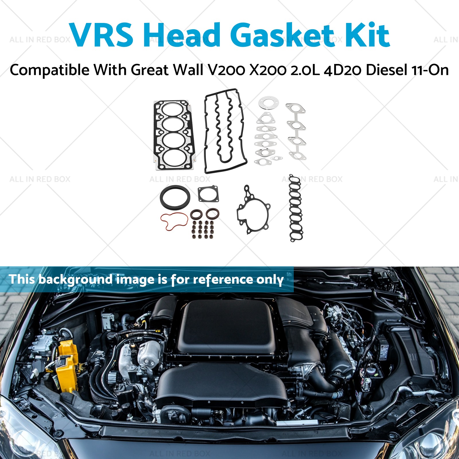 VRS Cylinder Head Gasket Kit Suitable for Great Wall V200 X200 4D20 Diesel 11-On thumbnail 6