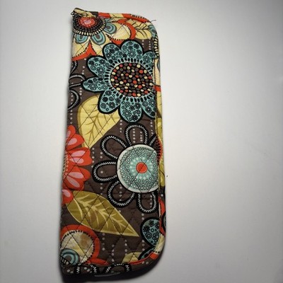 Vera Bradley Flower Shower Curling Flat Iron Cover Travel Case  Sleeve