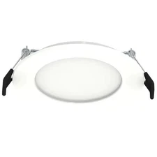 (9) RAB 4" 9W LED Edge-Lit Wafer Downlight - Smooth Trim - CCT Selectable - 120V