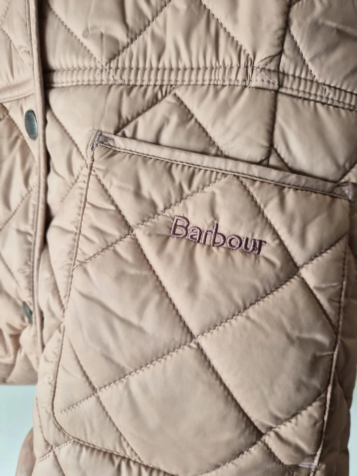 Barbour Quilted Jacket Size 8 - Image 3 of 4