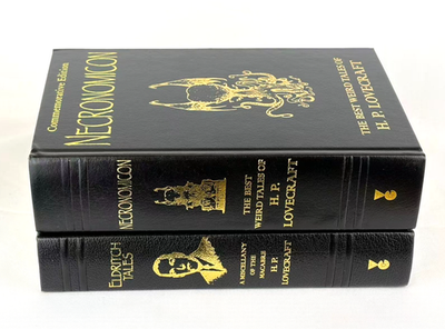 NECRONOMICON & ELDRITCH TALES of H.P. Lovecraft Set of 2 Deluxe