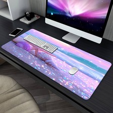 40 90cm XXL Large Purple Starfish  Shells Oversized Gaming Mouse Pad - Non-Slip