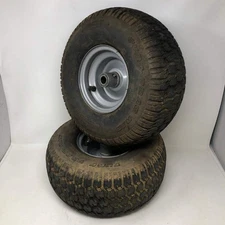 Dico Turf Trac R/S Wheel & Tire Assembly Set 15X6-6 (x2)