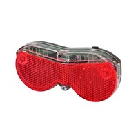 Fischer LED RüCkleuchte GepäCkträGer Orange Batterie Reflektor Modell-Nr