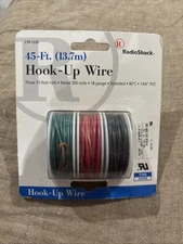 Radio Shack 278-1226, 45-FT Hook Up Wire 3-15 FT Rolls (Red, Black, & Green)