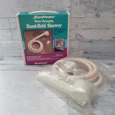 Vintage SunMark Water Massaging Hand Held Shower Head Pulsating & Regular Spray