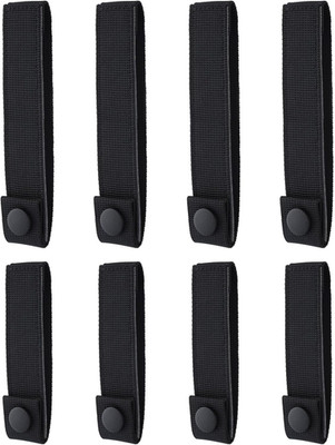 8 Stück MOLLE Gurte, MOLLE-Gurtband Nylon MOLLE-Befestigungsgurt Robust Schnappg