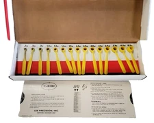 VINTAGE LEE USA NO.90100 IMPROVED POWDER MEASURE 15 DIPPER SCOOP KIT /SLIDE CARD