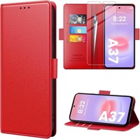 caslord HüLle FüR Samsung Galaxy A37, PU Leder KlapphüLle Mit Rfid-Blockierung