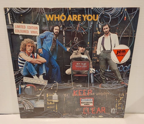 The Who - Who Are You Red Vinyl LP 1978 MCAP-3050 Record Album Brand New Sealed