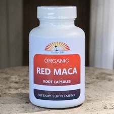 Red Maca Root Capsules - Organic