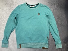 Naketano Herren Grün Türkis Rundhals Pullover Pulli Größe L
