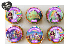 Unicorn Academy Cake Toppers Edible Icing Waf...