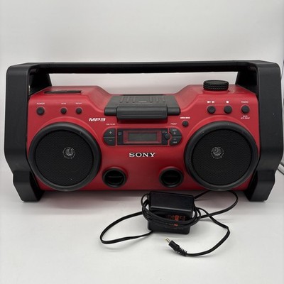 Sony ZS-H10CP CD Player CD-RW Boombox MP3 CD Playback & Radio Headphone Jack EXC