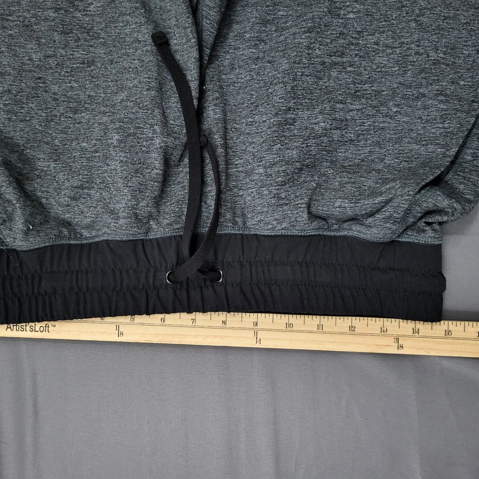 Asics Shorts Womens Medium M High Rise 3" Inseam Logo Stretch Pockets Woven Gray - Image 4 of 4