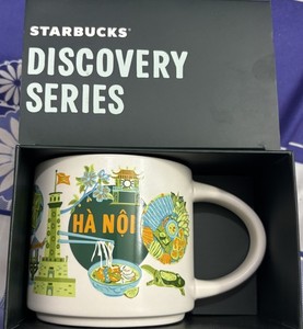 Starbucks HANOI, Vietnam 14oz Mug “Discovery” Series, New, Rare, Free Shipping