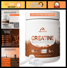 Pure Creatine Monohydrate Powder, 60 Servings...