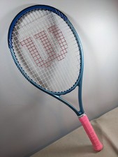 Wilson Ultra 103 sq in Tennis Racquet Carbon Fiber 16x19 Blue Grip 2 4 1/4