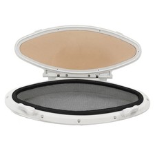 470x210mm Inward Opening Oval Porthole Anti UV Waterproof Portlight With Insect