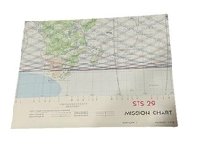 STS-29 MISSION CHART NASA Space Shuttle Mission Chart