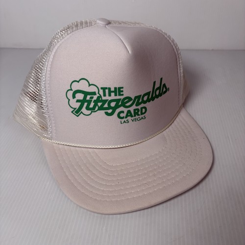 Vintage Fitzgeralds Card Las Vegas Casino Trucker Hat Headmost Mesh Snapback