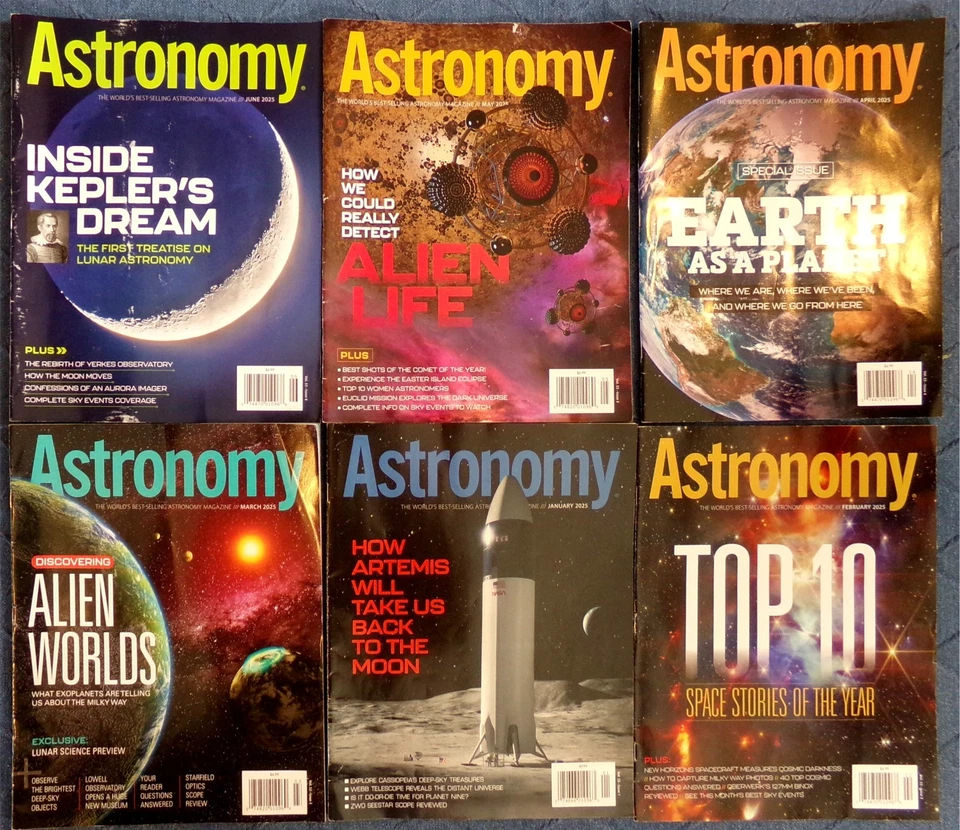 ASTRONOMY Magazine Lot 2023-2025 (18) Space Sun Moon Planet Star Galaxy Universe - Image 4 of 4