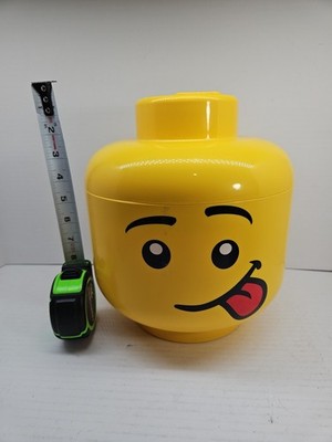 Lego Large Storage Container Silly Head- Boy Tongue Out