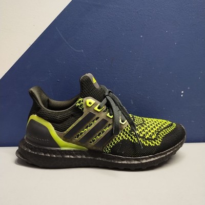 Adidas Ultraboost 1.0 Black Lucid Lemon Green Running Shoes Mens 8.5 ID9682 Adidas Men main image 4