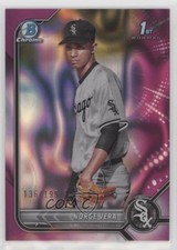 2022 Bowman Chrome Prospects Fuchsia Lava Refractor 136/199 Norge Vera 0u2r