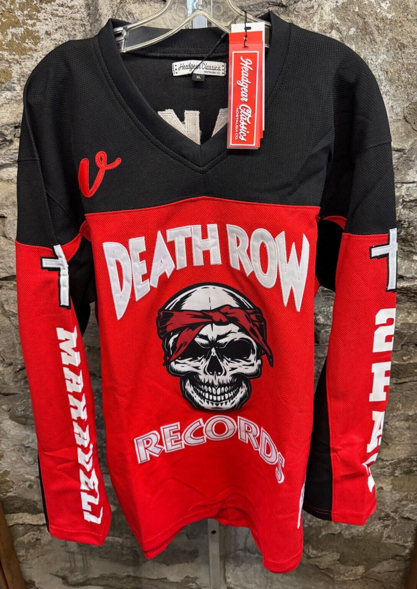 DEATH ROW TUPAC Hockey Jersey Headgear Classics Shakur New w/ Tags