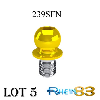 Lot x 5 Rhein83 OT cap normo M1.6 239sfn attachment ball threaded spheres