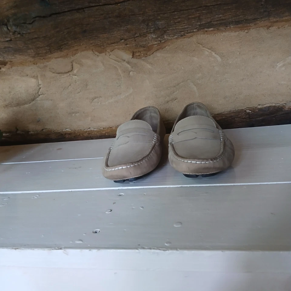 Женские мокасины для вождения Massimo Matteo мокасины пенни кожа бежевые размер 8B8B - Изображение 3 из 4