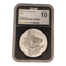 2024 P125 Australia S$1 Koala Mint State 10 NGC 7A
