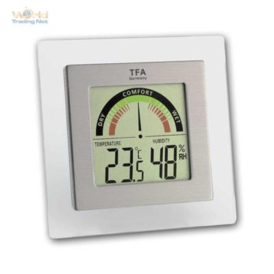 Digital Thermo-Hygrometer Raumluftkontrolle, Schimmel Radar Inspektor, Edelstahl