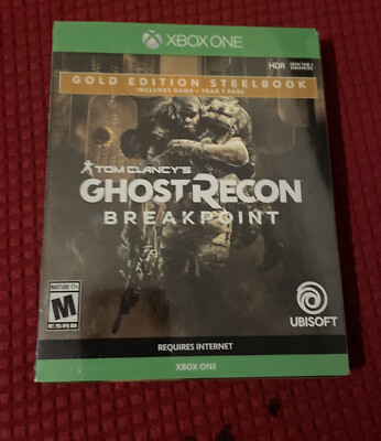 Tom Clancy's Ghost Recon: Breakpoint Xbox One Gold Steelbook Edition  887256090548|