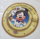 DISNEY CRUISE LINE CAPTAIN MICKEY PORTHOLE DECAL STICKER 15'' Large — photo 9