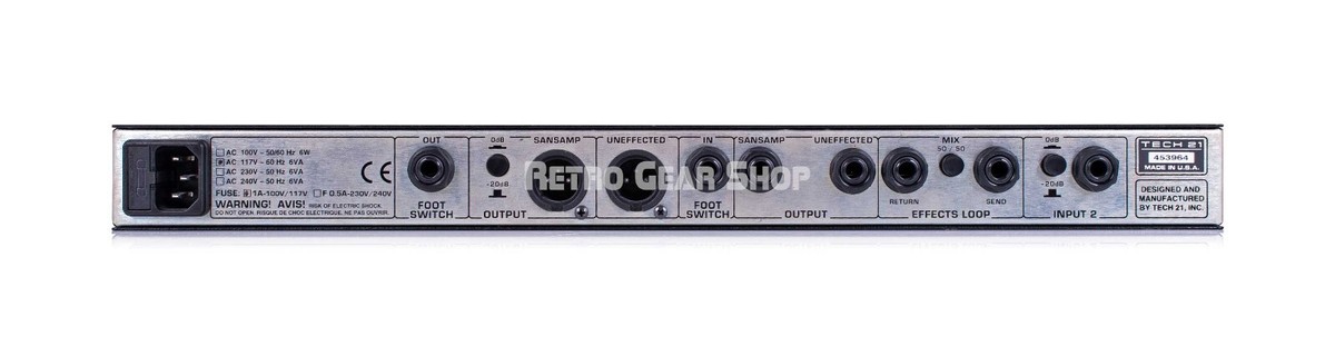 Tech 21 NYC SansAmp Model RBI Rackmount Bass Preamp | eBay
