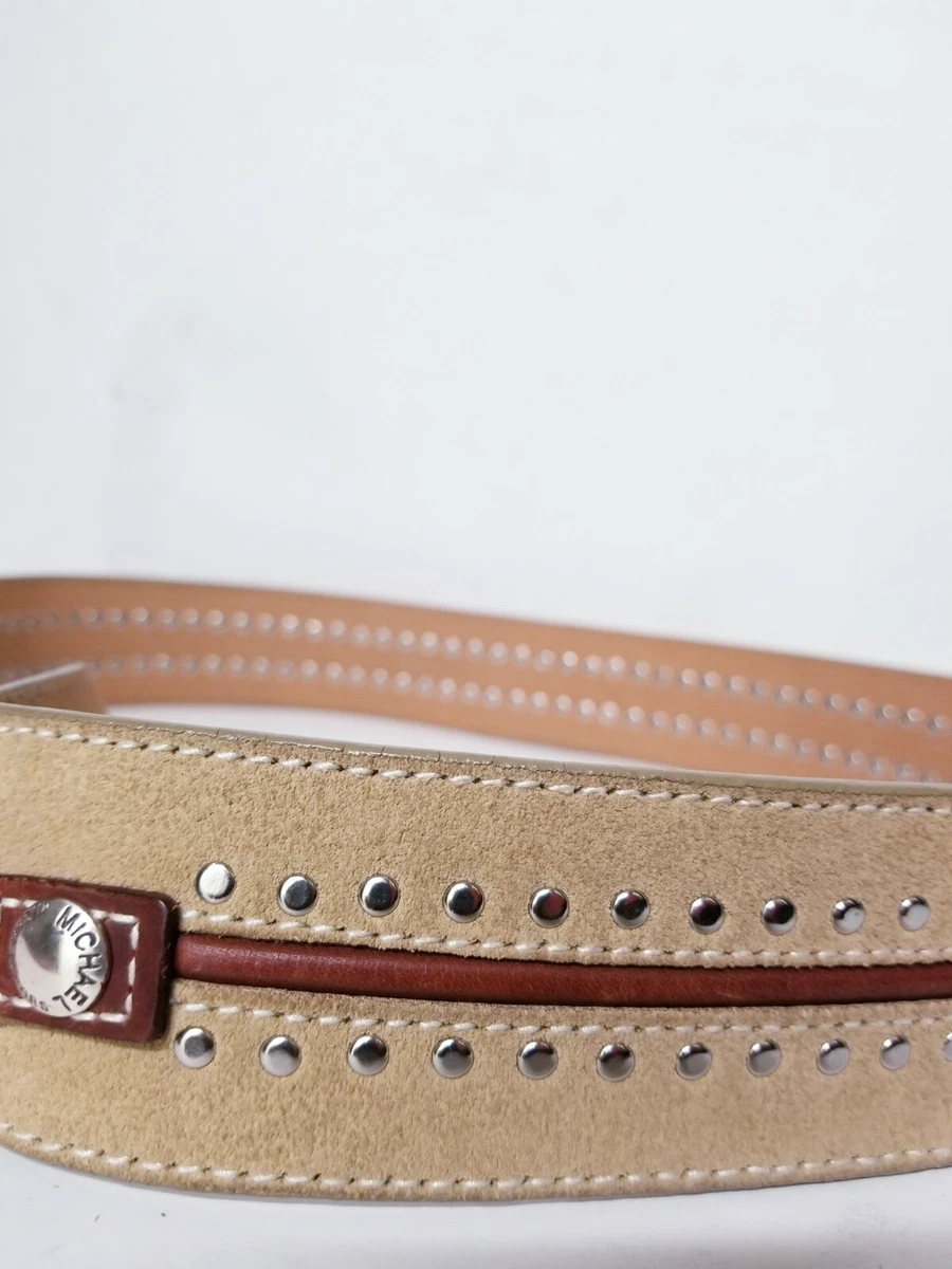 Michael kors suede belt deals