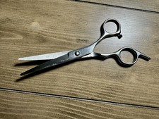 Vintage Hair Cutting Barber Shears  Scissors  Contoured Design w/ Dial Screw