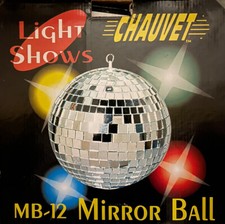 Chauvet MB-12 Mirror Ball 12-inches NEW DJ Lighting