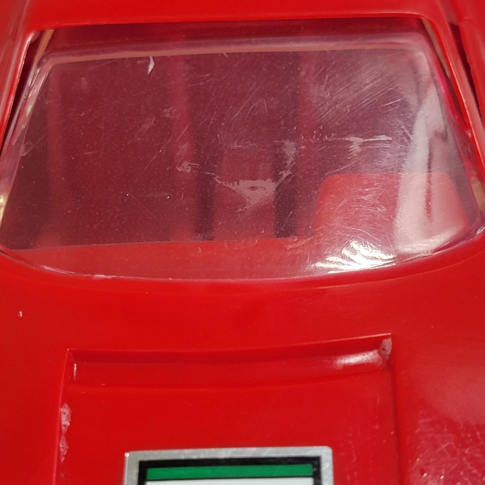 Vintage Ferrari Testarossa Plastic Car Made In The USA By TOOTSIETOY - Image 3 of 4