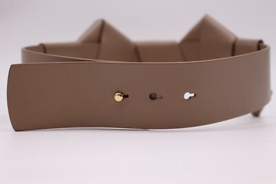 $750 Salvatore Ferragamo NUTMEG BRAIDED CALF Leather Belt Size 70 $750 Salvatore Ferragamo NUTMEG BRAIDED CALF Leather Belt  main image 3