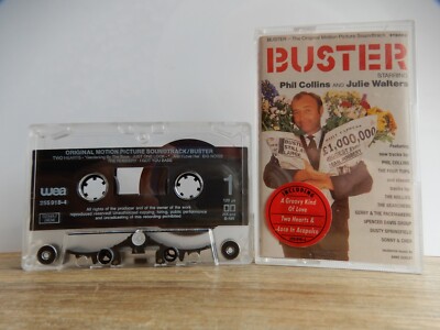 PHIL COLLINS BUSTER ORIG. MOTION SOUNDTRACK MUSIK KASSETTE MC HX Pro 1988 WEA