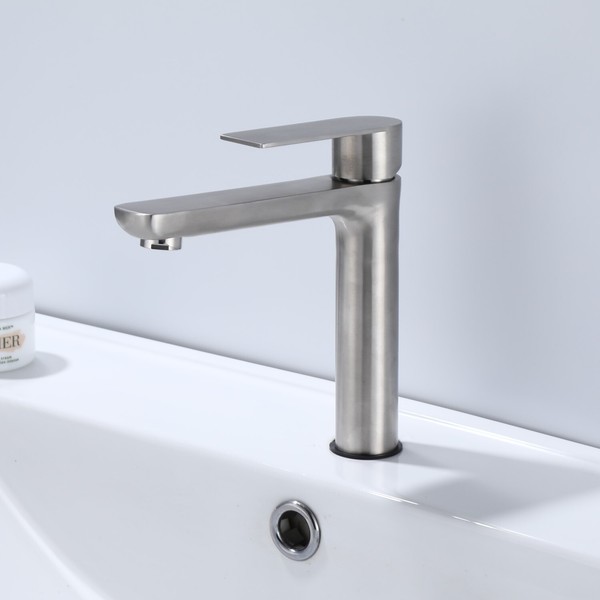 Zxc Edelstahl Standventil 95-21 Kaltwasser Armatur Einhebel Wasserhahn FüR Wc-image