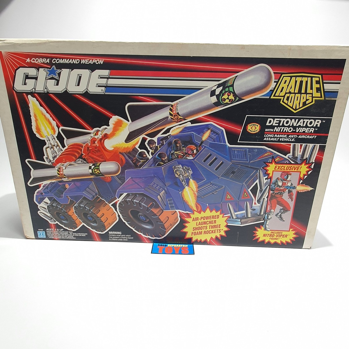 GI Joe ★ Cobra Nitro-Viper 1993 GI Joe DETONATOR & Nitro Viper 1993 Battle Corps vehicle